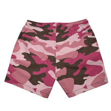 गैलरी व्यूवर में इमेज लोड करें, Pink Camouflage Mens Swimming Shorts by The Photo Access

