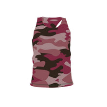 Load image into Gallery viewer, Pink Camouflage Mens Regular Fit Tank Top by The Photo Access
