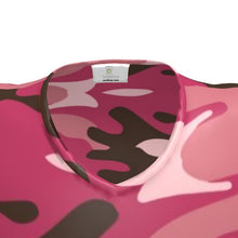 Load image into Gallery viewer, Pink Camouflage Mens Slim Fit Sleeveless Top with Round and V-neck by The Photo Access
