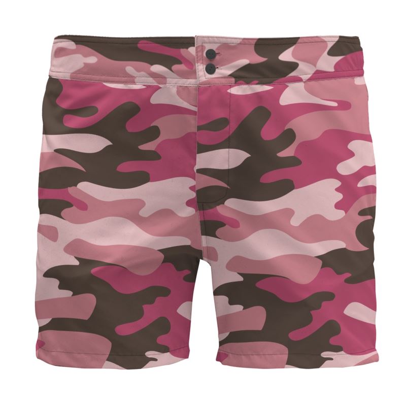 Pink Camouflage Board Shorts by The Photo Access