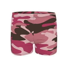 将图片加载到图库查看器，Pink Camouflage Swimming Trunks by The Photo Access

