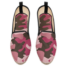 Загрузить изображение в средство просмотра галереи, Pink Camouflage Loafer Espadrilles by The Photo Access
