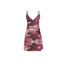 将图片加载到图库查看器，Pink Camouflage Slip Dress by The Photo Access
