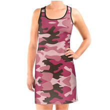 Load image into Gallery viewer, Pink Camouflage Halter Dress by The Photo Access
