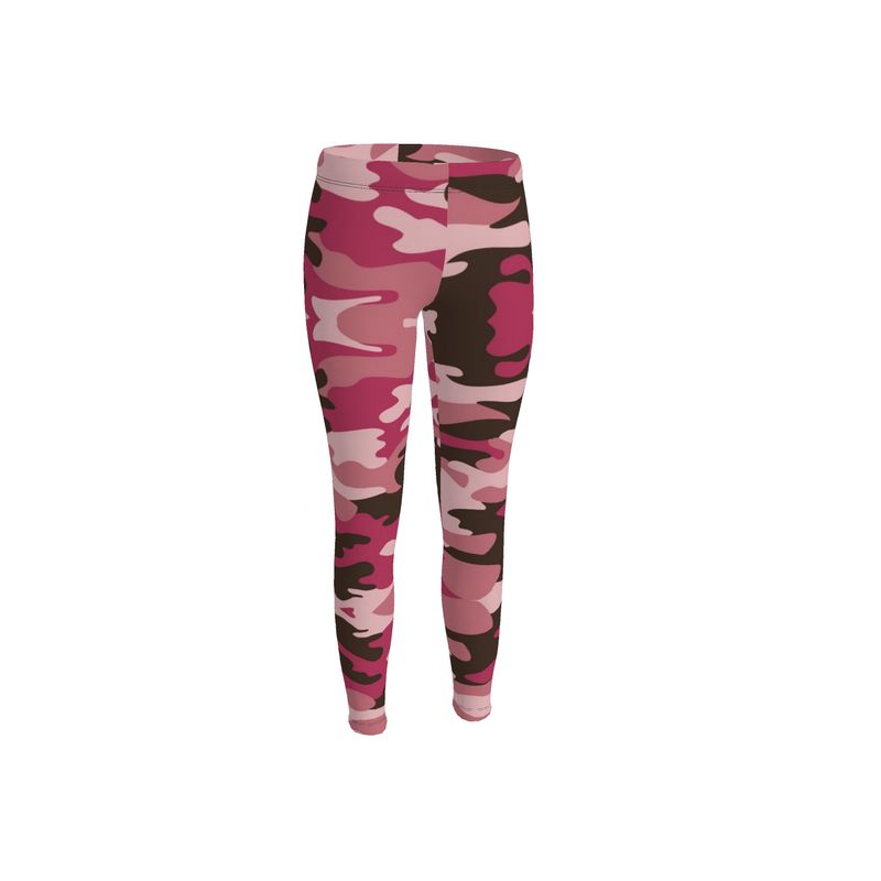 Pink Camouflage Leggings by The Photo Access