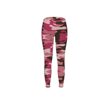 将图片加载到图库查看器，Pink Camouflage Leggings by The Photo Access
