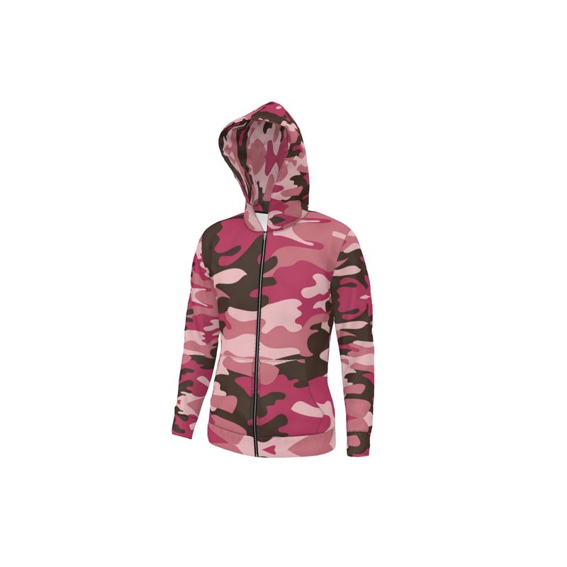 Pink Camouflage Hoodie by The Photo Access