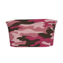 Load image into Gallery viewer, Pink Camouflage Bandeau Tops by The Photo Access
