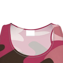 Load image into Gallery viewer, Pink Camouflage Skater Dress by The Photo Access
