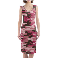 गैलरी व्यूवर में इमेज लोड करें, Pink Camouflage Bodycon Dress by The Photo Access
