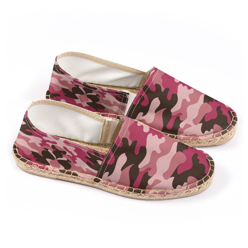 Pink Camouflage Espadrilles by The Photo Access