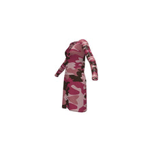 Load image into Gallery viewer, Pink Camouflage Ladies Cardigan by The Photo Access
