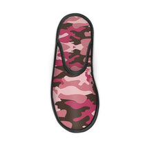 Load image into Gallery viewer, Pink Camouflage Slippers by The Photo Access
