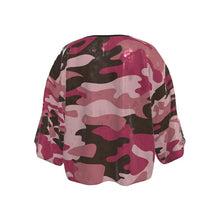 Load image into Gallery viewer, Pink Camouflage Kimono Jacket by The Photo Access
