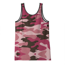गैलरी व्यूवर में इमेज लोड करें, Pink Camouflage Ladies Tank Top by The Photo Access
