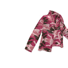 将图片加载到图库查看器，Pink Camouflage Wrap Blazer by The Photo Access
