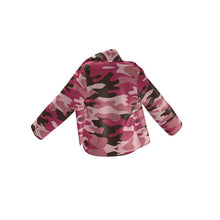 将图片加载到图库查看器，Pink Camouflage Wrap Blazer by The Photo Access
