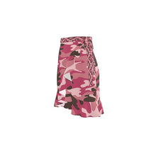 Load image into Gallery viewer, Pink Camouflage Flounce Skirt by The Photo Access
