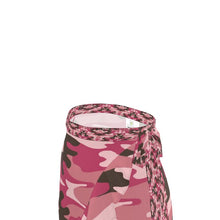 将图片加载到图库查看器，Pink Camouflage Flounce Skirt by The Photo Access
