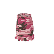 गैलरी व्यूवर में इमेज लोड करें, Pink Camouflage Flounce Skirt by The Photo Access
