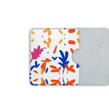 Load image into Gallery viewer, Abstract Leaf &amp; Plant Leather Card Case by The Photo Access
