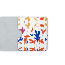 Load image into Gallery viewer, Abstract Leaf &amp; Plant Leather Card Case by The Photo Access
