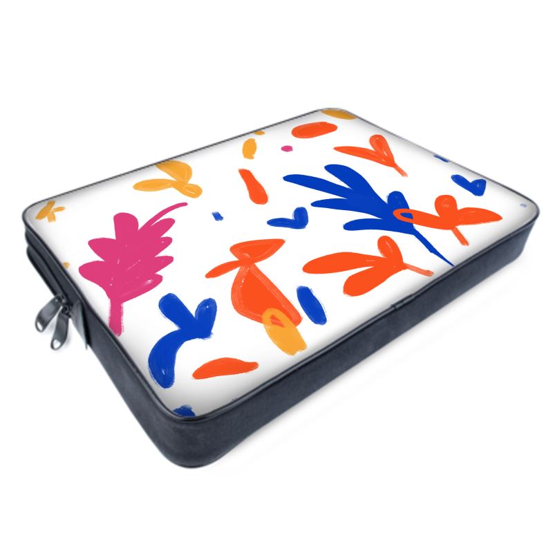 Abstract Leaf & Plant Travel Laptop Case by The Photo Access