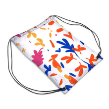 Load image into Gallery viewer, Abstract Leaf &amp; Plant Drawstring Sports Bag by The Photo Access
