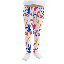 Load image into Gallery viewer, Abstract Leaf &amp; Plant Girls Leggings by The Photo Access
