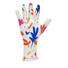Load image into Gallery viewer, Abstract Leaf &amp; Plant Fleece Gloves by The Photo Access
