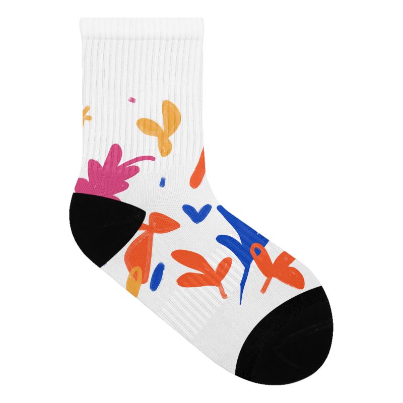 Abstract Leaf & Plant Socks by The Photo Access