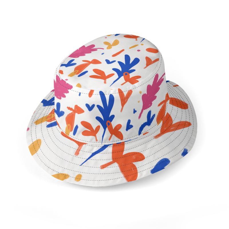 Abstract Leaf & Plant Bucket Hat by The Photo Access