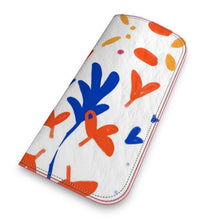 Lade das Bild in den Galerie-Viewer, Abstract Leaf &amp; Plant Leather Glasses Case by The Photo Access
