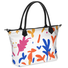 Load image into Gallery viewer, Abstract Leaf &amp; Plant Zip Top Handbags by The Photo Access
