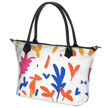 Load image into Gallery viewer, Abstract Leaf &amp; Plant Zip Top Handbags by The Photo Access
