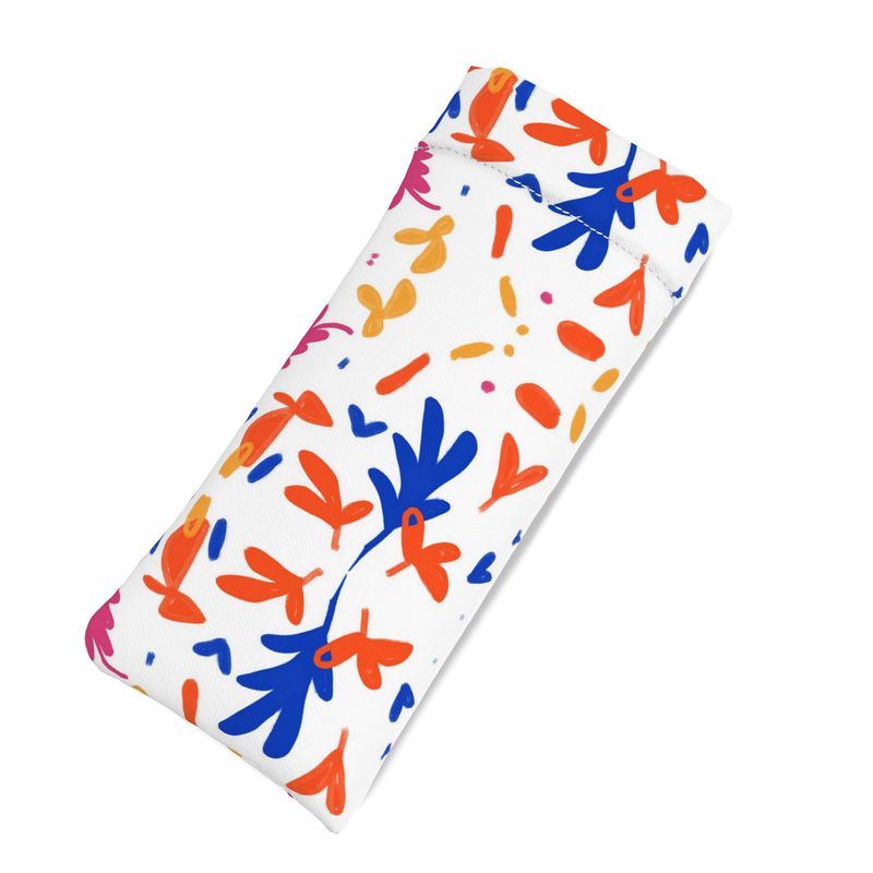 Abstract Leaf & Plant Glasses Case Pouch by The Photo Access