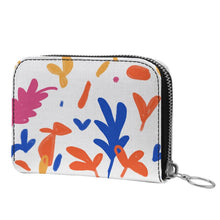 Load image into Gallery viewer, Abstract Leaf &amp; Plant Small Leather Zip Purse by The Photo Access

