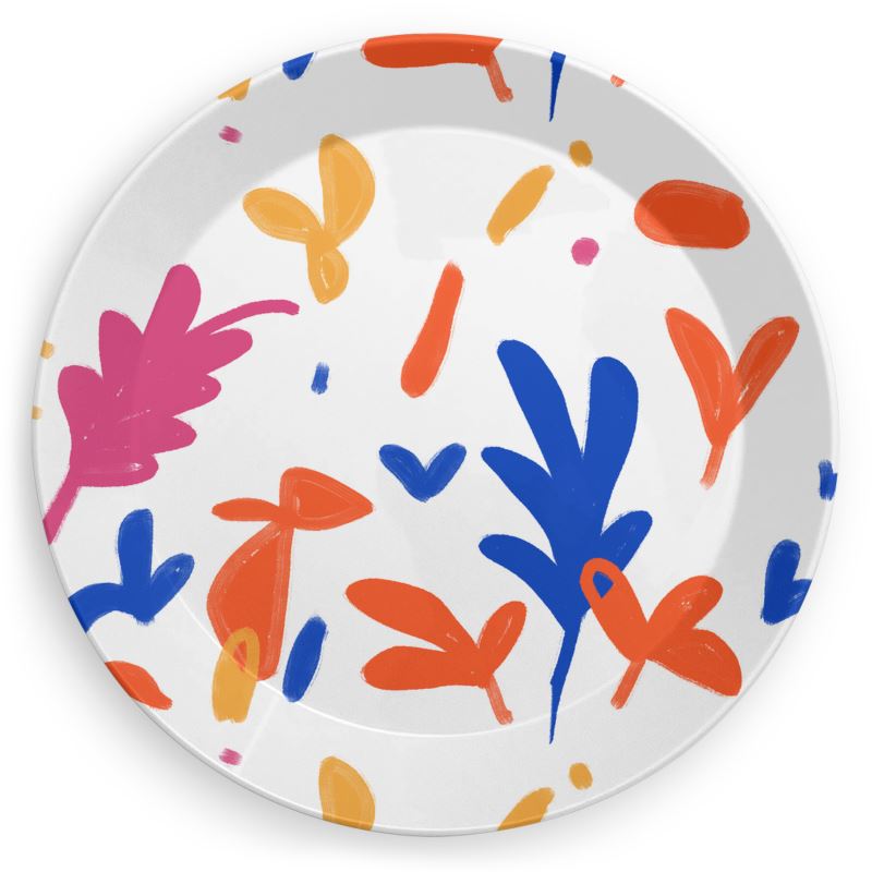 Abstract Leaf & Plant Party Plates by The Photo Access