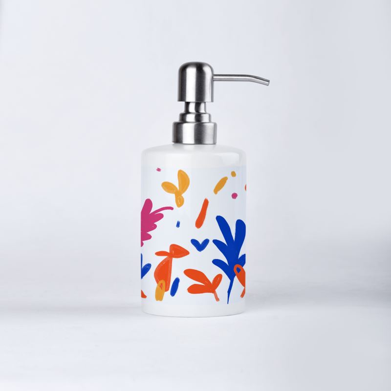 Abstract Leaf & Plant Soap Dispenser by The Photo Access