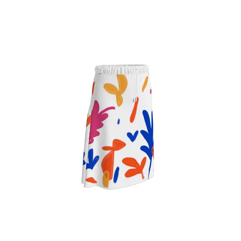 Abstract Leaf & Plant Skirt by The Photo Access