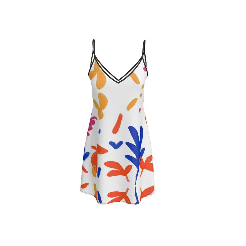 Abstract Leaf & Plant Slip Dress by The Photo Access