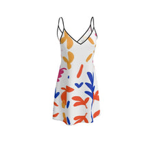 Load image into Gallery viewer, Abstract Leaf &amp; Plant Slip Dress by The Photo Access
