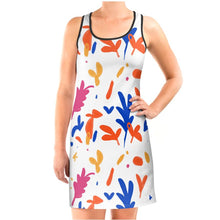 Load image into Gallery viewer, Abstract Leaf &amp; Plant Halter Dress by The Photo Access
