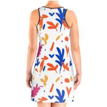 Load image into Gallery viewer, Abstract Leaf &amp; Plant Halter Dress by The Photo Access
