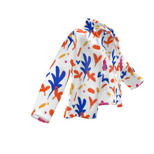 Load image into Gallery viewer, Abstract Leaf &amp; Plant Wrap Blazer by The Photo Access
