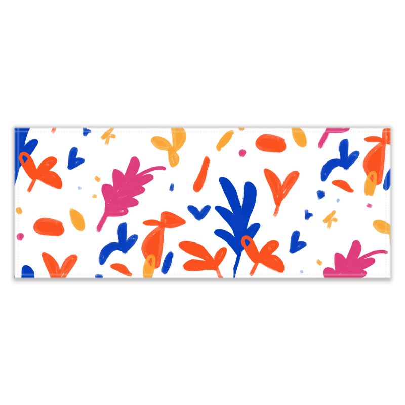Abstract Leaf & Plant Table Runner by The Photo Access