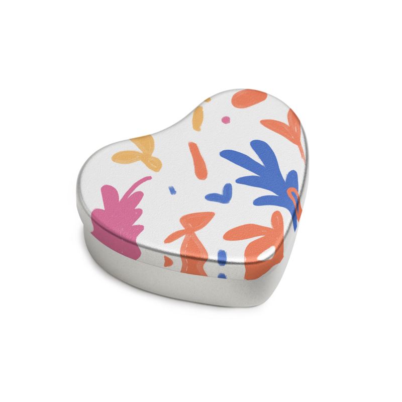 Abstract Leaf & Plant Sweet Heart Tin by The Photo Access