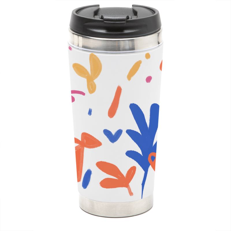 Abstract Leaf & Plant Travel Mug by The Photo Access