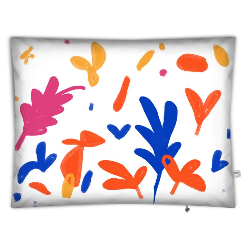 Abstract Leaf & Plant Floor Cushions by The Photo Access