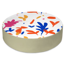 Load image into Gallery viewer, Abstract Leaf &amp; Plant Round Floor Cushions by The Photo Access
